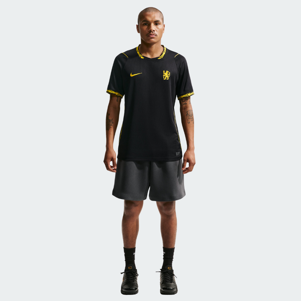 Nike Chelsea FC 2026/27 Men's Away Replica Jersey - Black/Midwest Gold