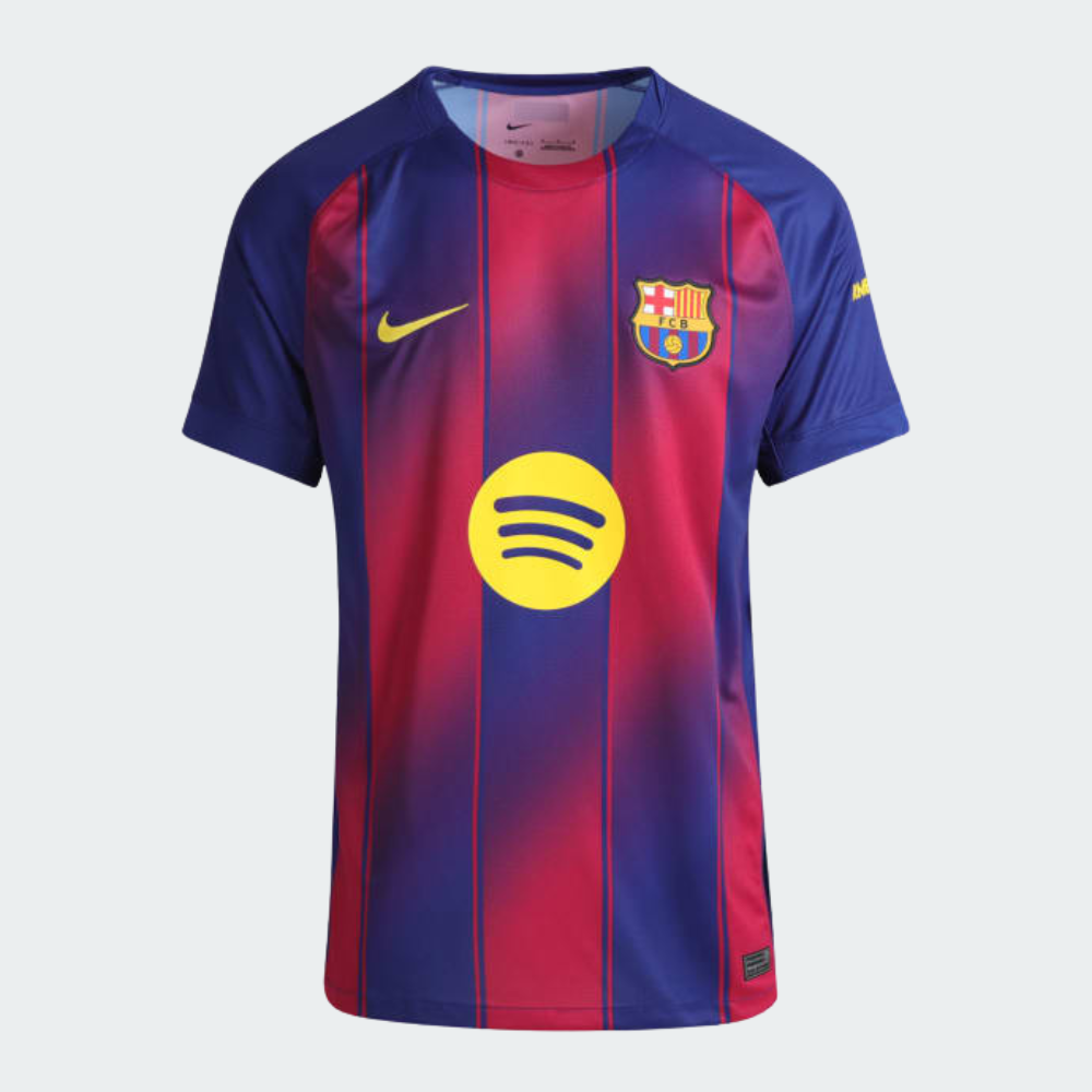 Nike FC Barcelona 2025/26 Men's Home Replica Jersey - Deep Royal Blue/Deep Royal Blue/Noble Red/Midwest Gold