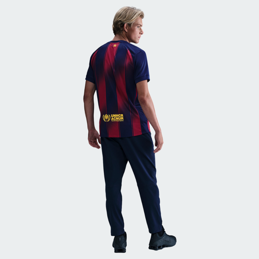 Nike FC Barcelona 2025/26 Men's Home Replica Jersey - Deep Royal Blue/Deep Royal Blue/Noble Red/Midwest Gold