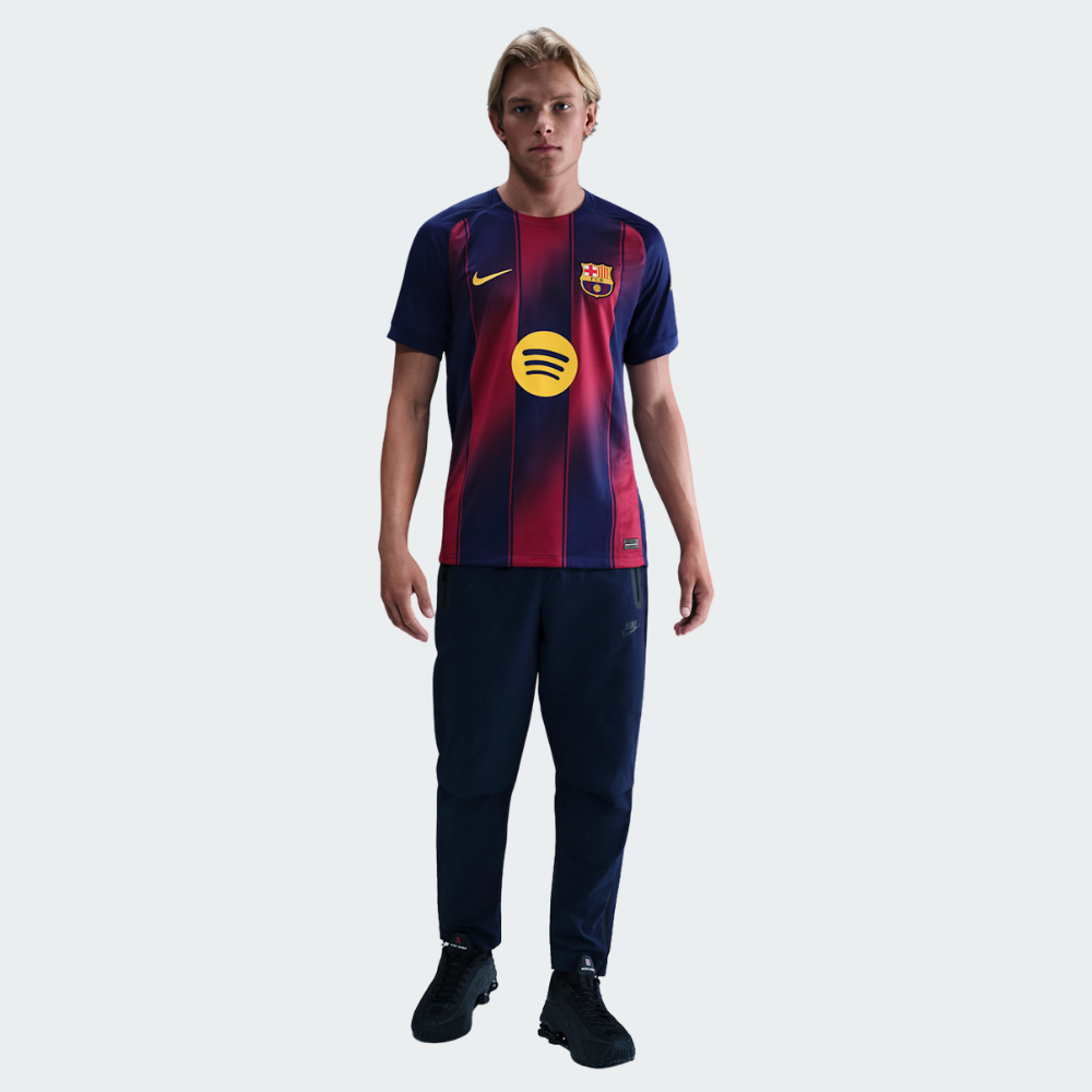 Nike FC Barcelona 2025/26 Men's Home Replica Jersey - Deep Royal Blue/Deep Royal Blue/Noble Red/Midwest Gold