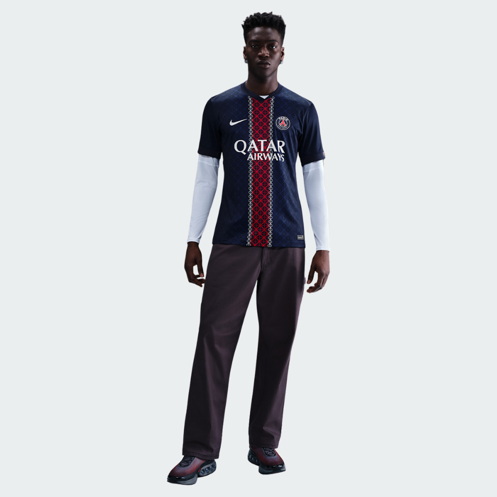 Nike Paris Saint-Germain 2025/26 Men's Home Replica Jersey - Midnight Navy