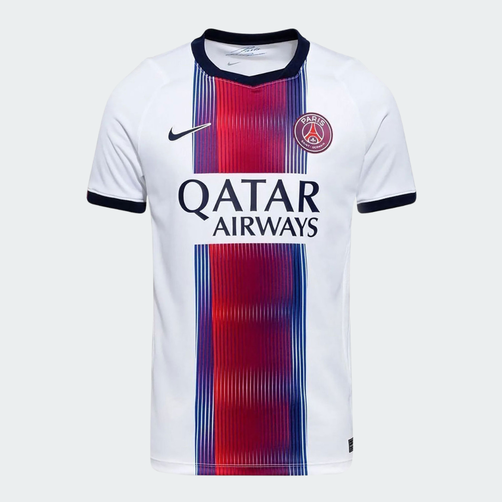 Nike Paris Saint-Germain 2026/27 Men's Away Replica Jersey - White/College Navy/Global Red