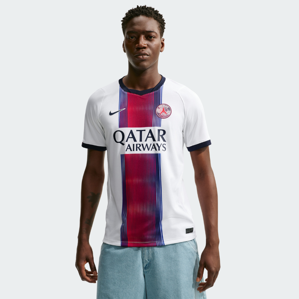 Nike Paris Saint-Germain 2026/27 Men's Away Replica Jersey - White/College Navy/Global Red