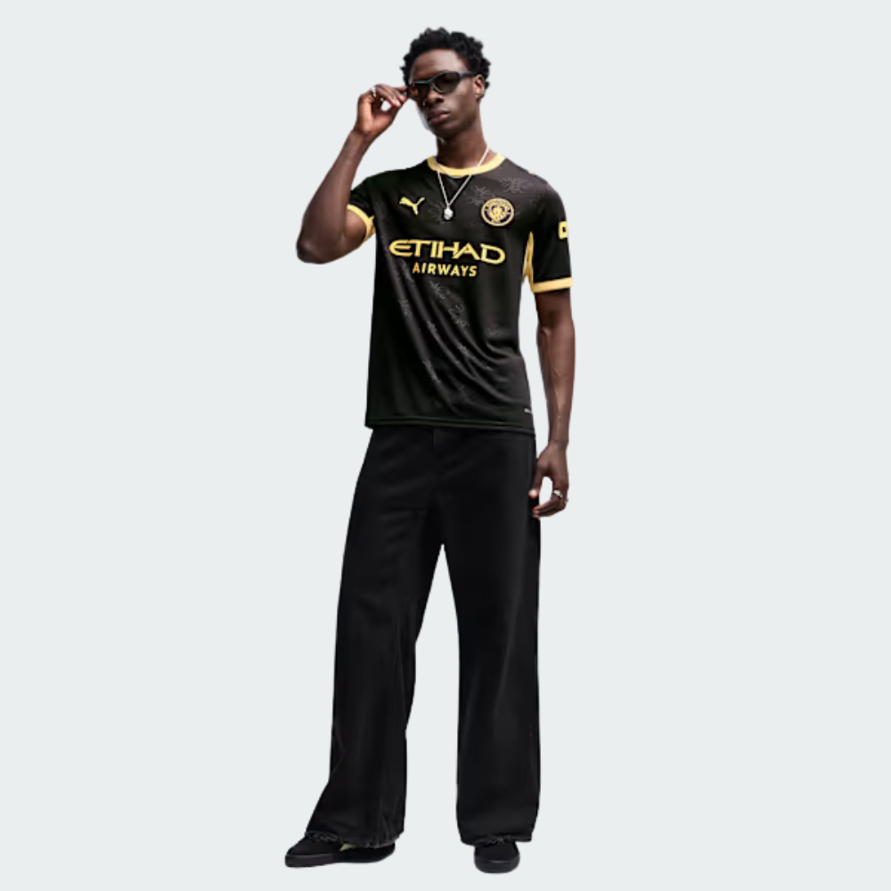 PUMA Manchester City 2026/27 Men's Away Jersey - PUMA Black/Flaxen