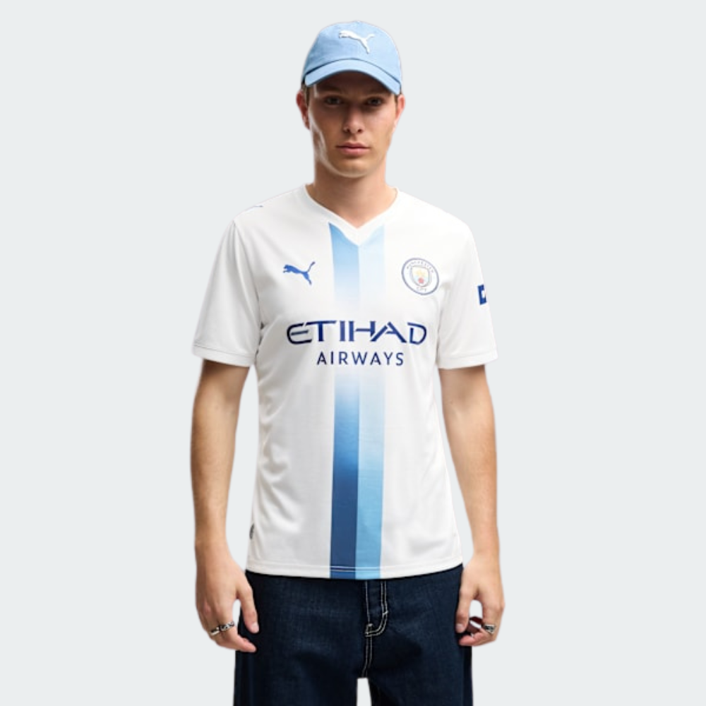 PUMA Manchester City 2026/27 Men's Third Jersey - PUMA White-Blazing Blue