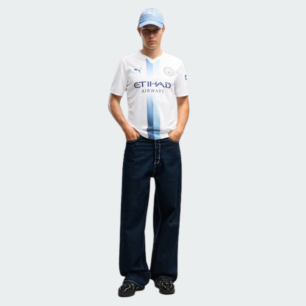 PUMA Manchester City 2026/27 Men's Third Jersey - PUMA White-Blazing Blue