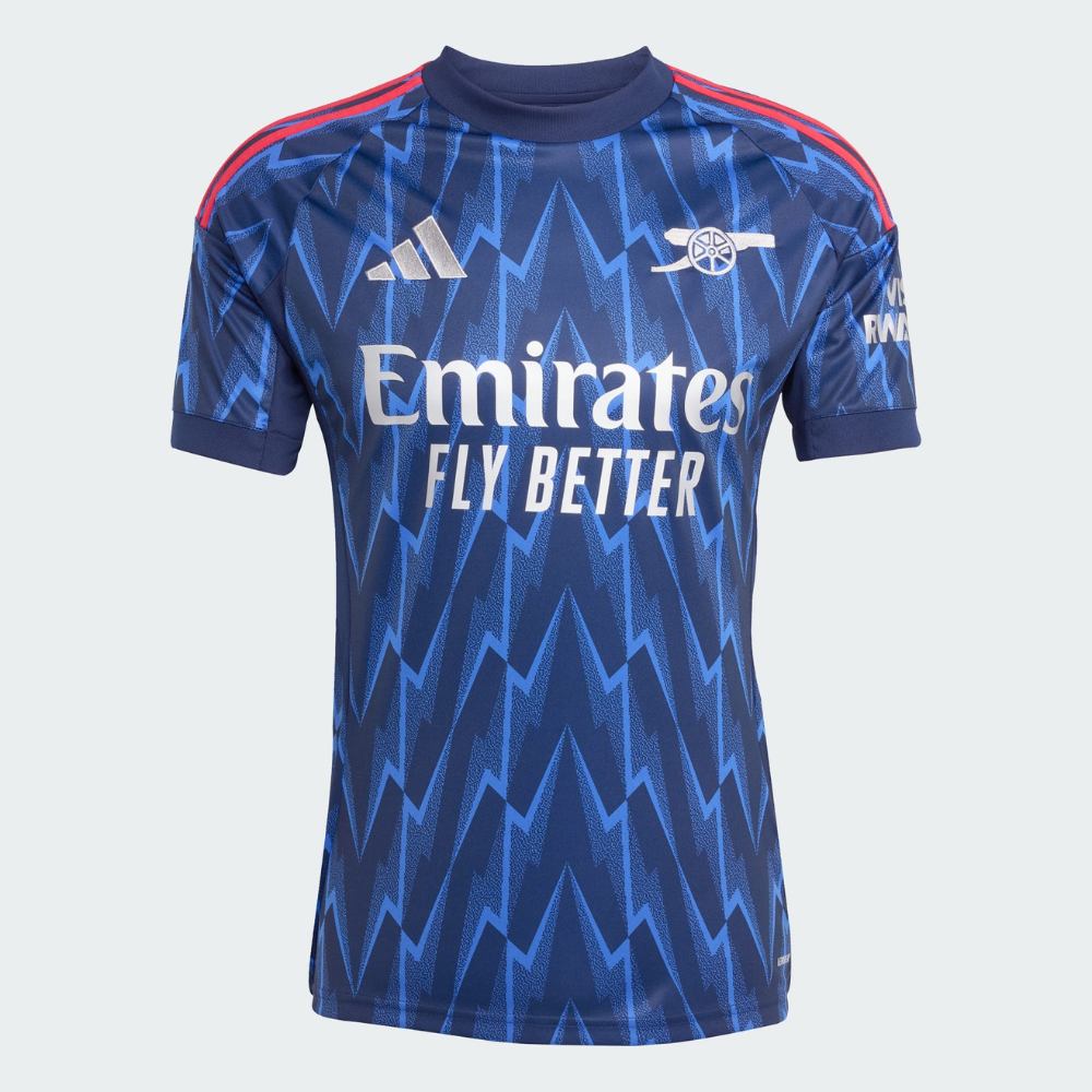 adidas Arsenal 2025/26 Away Jersey Men’s Football Shirt Dark Blue Slim Fit