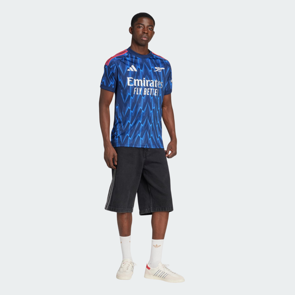 adidas Arsenal 2025/26 Away Jersey Men’s Football Shirt Dark Blue Slim Fit