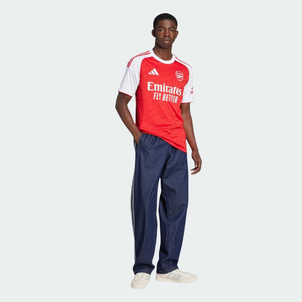adidas Arsenal 2025/26 Men's Home Jersey - Better Scarlet / White