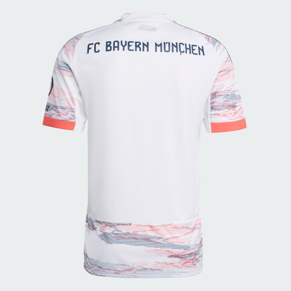adidas FC Bayern München 2025/26 Away Jersey Men’s Football Shirt White Slim Fit