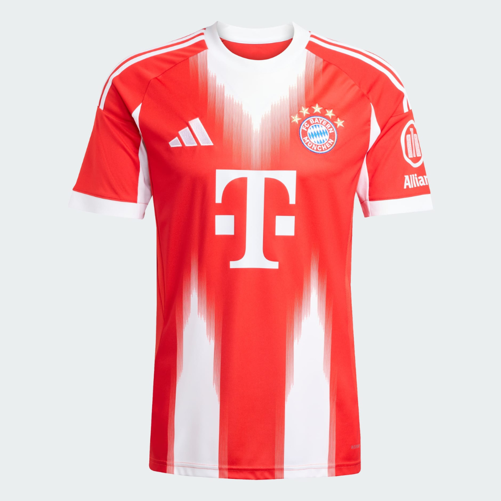 adidas FC Bayern München 2025/26 Men's Home Jersey - Red