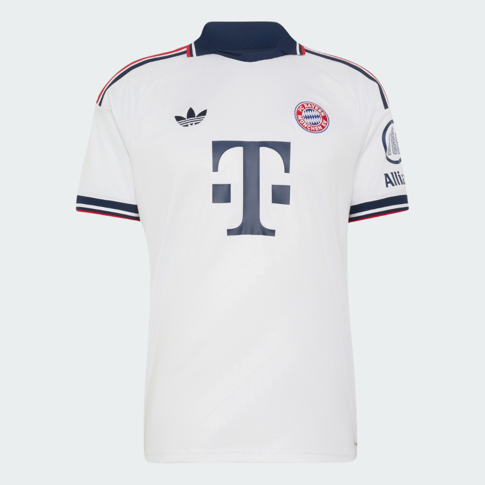 adidas FC Bayern München 2026/27 Men's Away Jersey - White