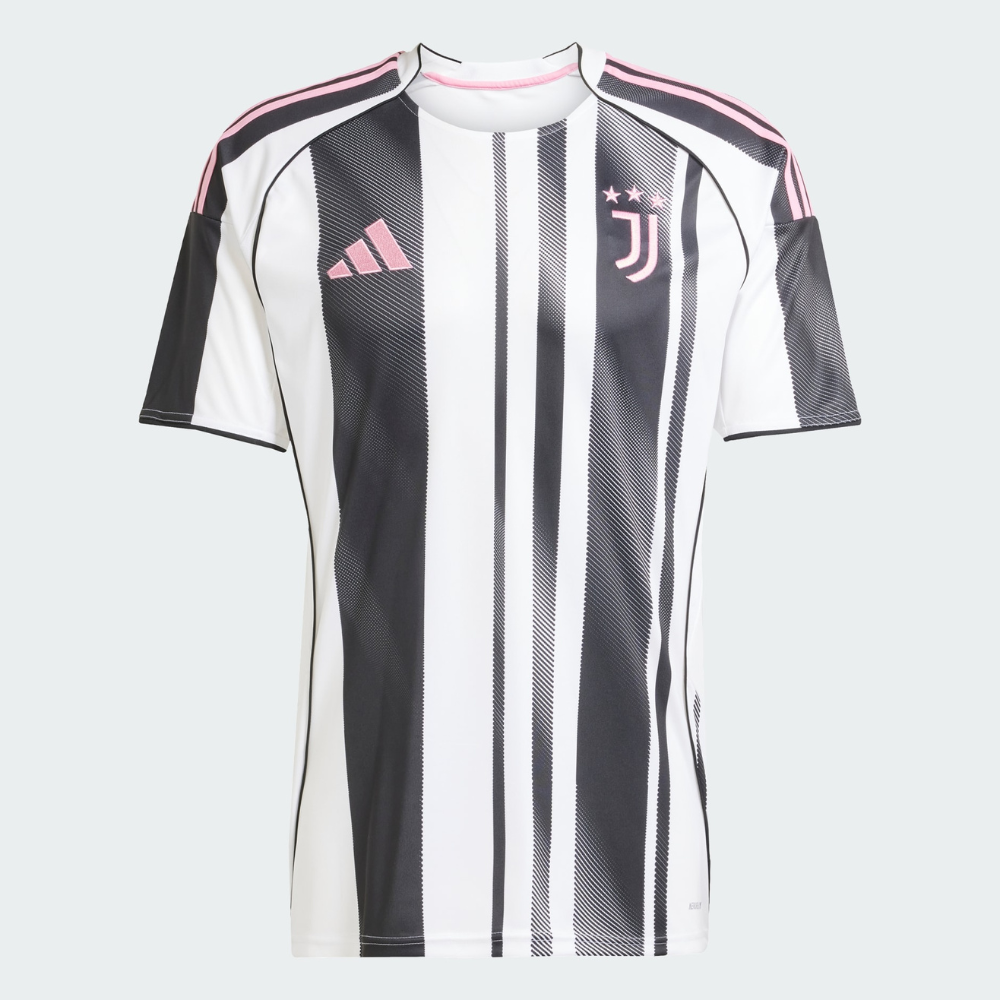adidas Juventus 2025/26 Home Jersey Men’s Football Shirt White