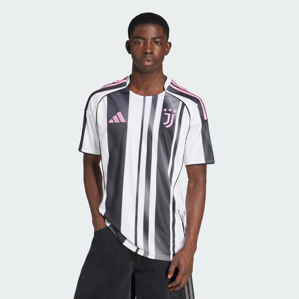 adidas Juventus 2025/26 Home Jersey Men’s Football Shirt White