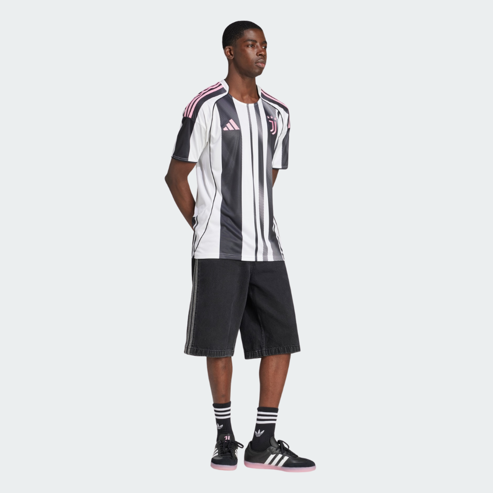 adidas Juventus 2025/26 Home Jersey Men’s Football Shirt White