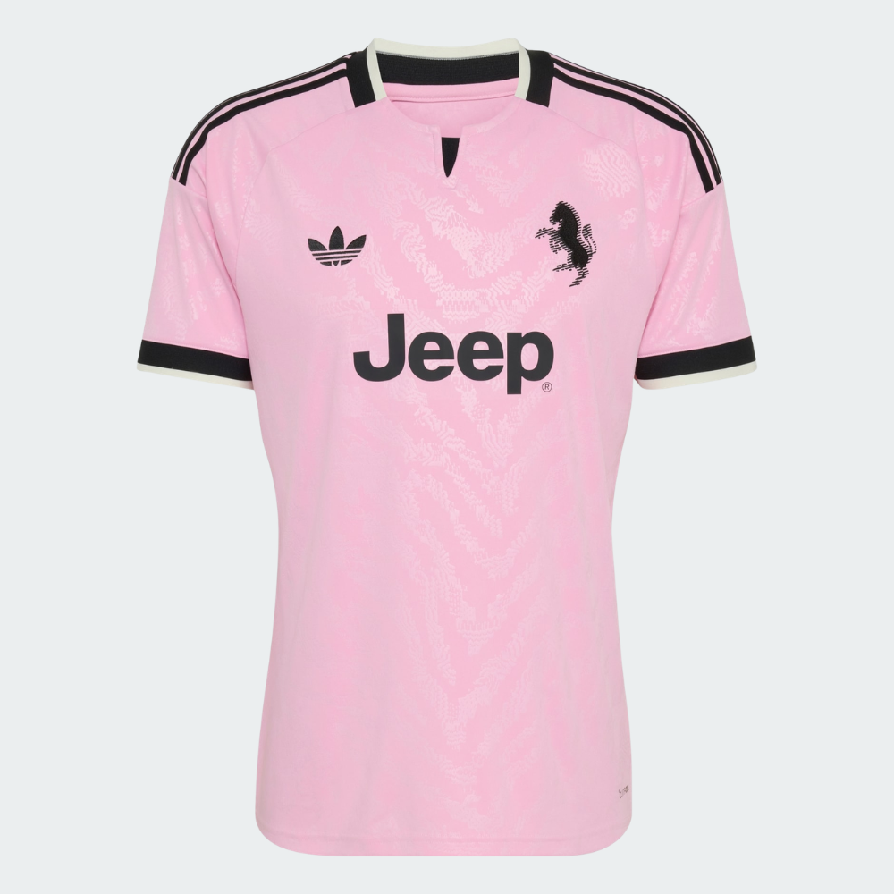 adidas Juventus 2026/27 Men's Away Jersey - True Pink/Black