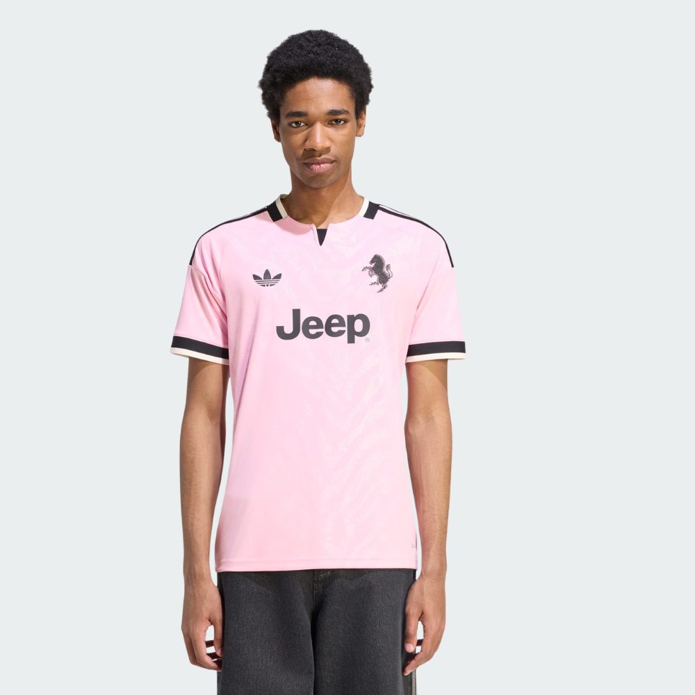 adidas Juventus 2026/27 Men's Away Jersey - True Pink/Black