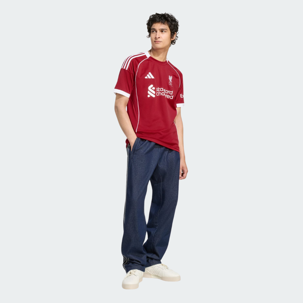 adidas Liverpool FC 2025/26 Home Jersey Men’s Football Shirt Red Slim Fit