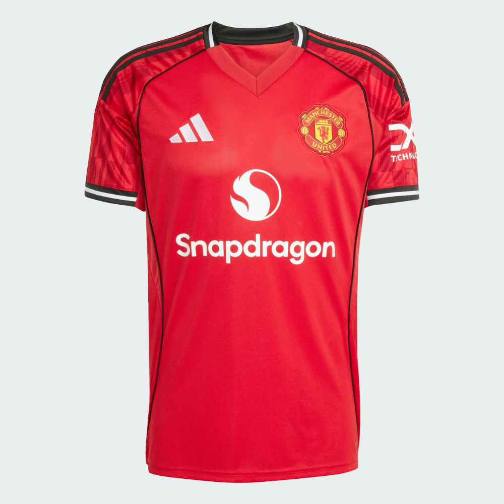 adidas Manchester United 2025/26 Home Jersey Men’s Football Shirt Red Slim Fit