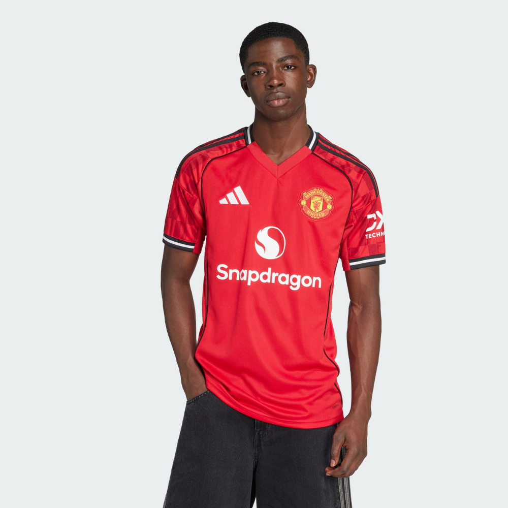 adidas Manchester United 2025/26 Home Jersey Men’s Football Shirt Red Slim Fit